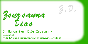 zsuzsanna dios business card